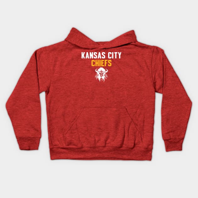 Kansas City Chiefs Kids Hoodie by CovpaTees